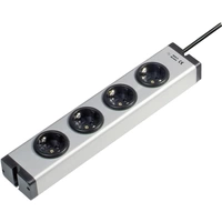Ehmann 0600x00042031 Steckdosenleiste 4fach Aluminium Schutzkontakt 1St. Ehmann 0600x00042031 Steckdosenleiste 4fach Aluminium Schutzkontakt 1St.