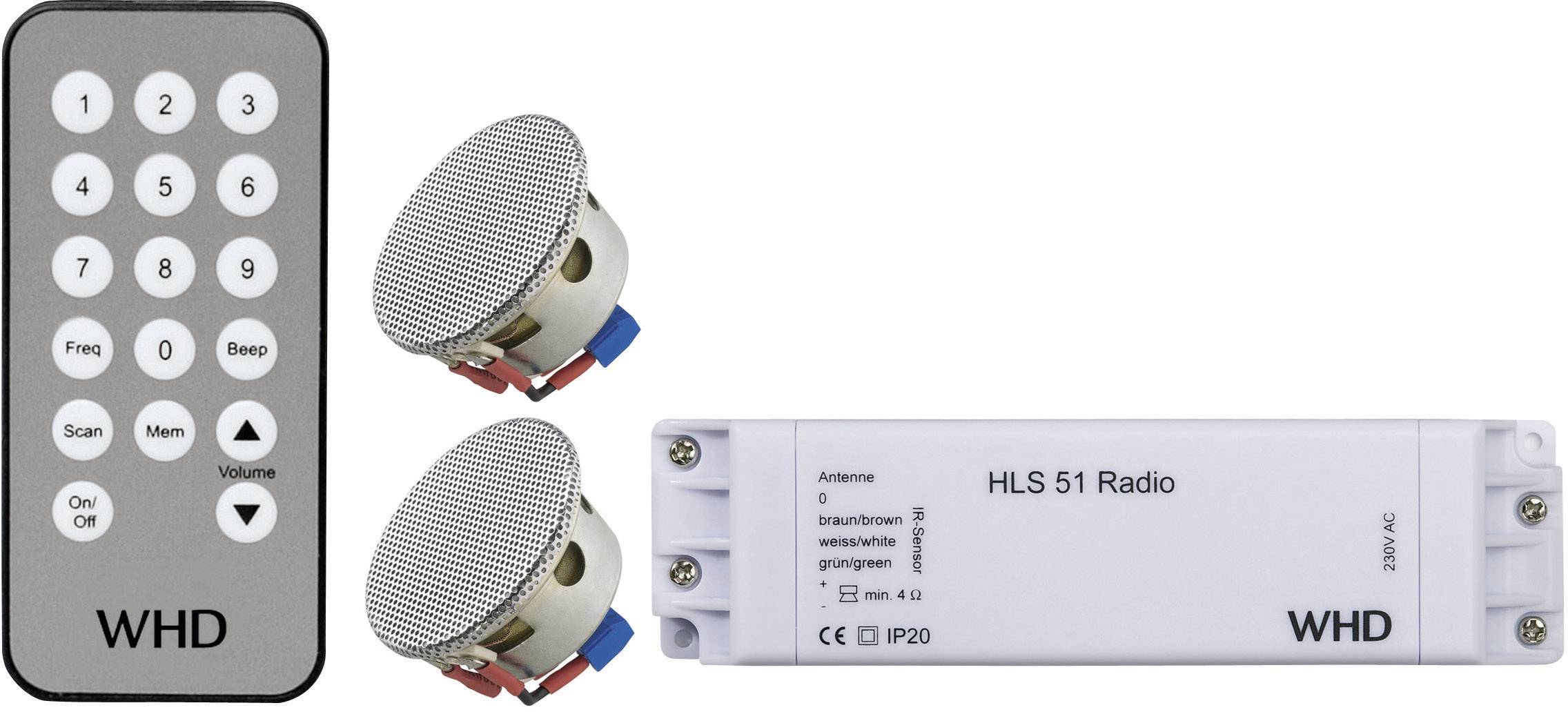 WHD Einsatz Lautsprecher, Fernbedienung, Radio Chrom 106-005-07-100-00 1 Set