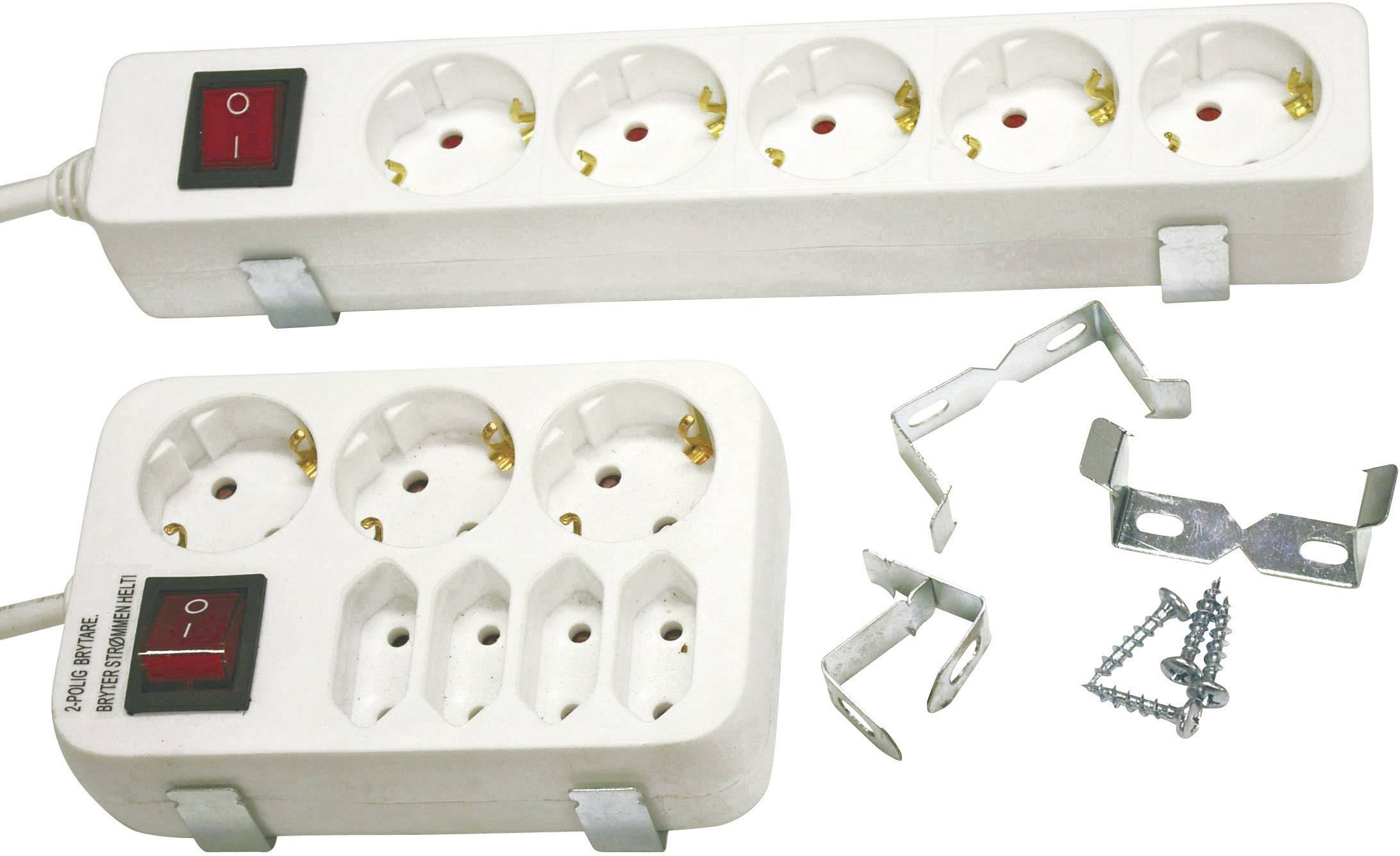 606551 Halter für Steckdosenleisten 1St.