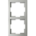 GAO 2fach Rahmen Modul Silber EFT002silver