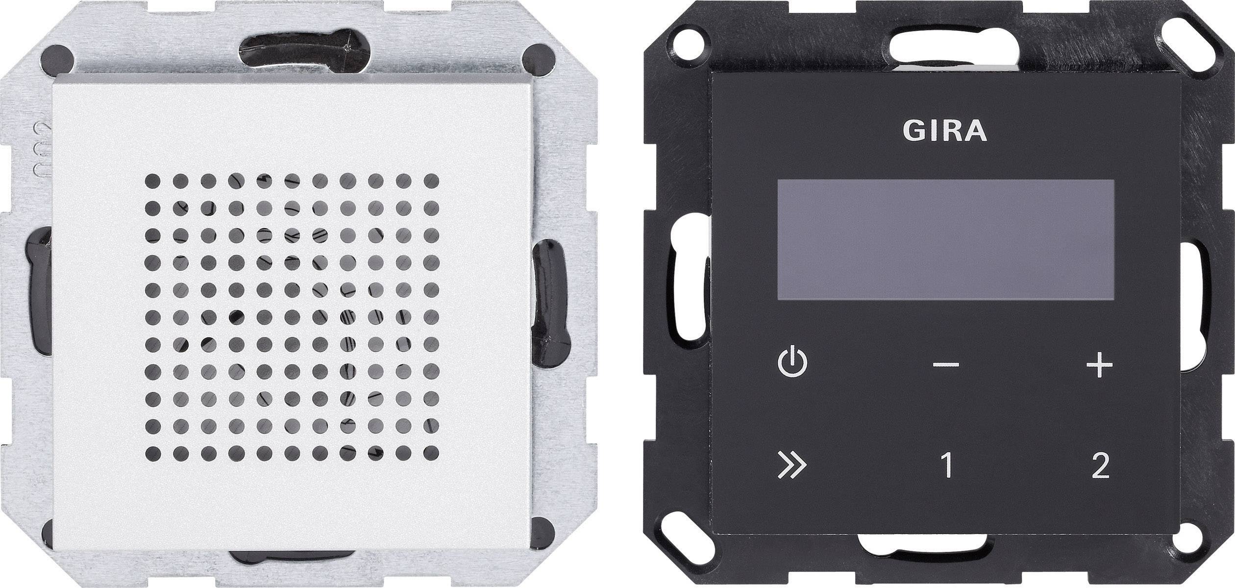 GIRA Einsatz Unterputz-Radio System 55, Standard 55 Aluminium 2280 26 1 St.