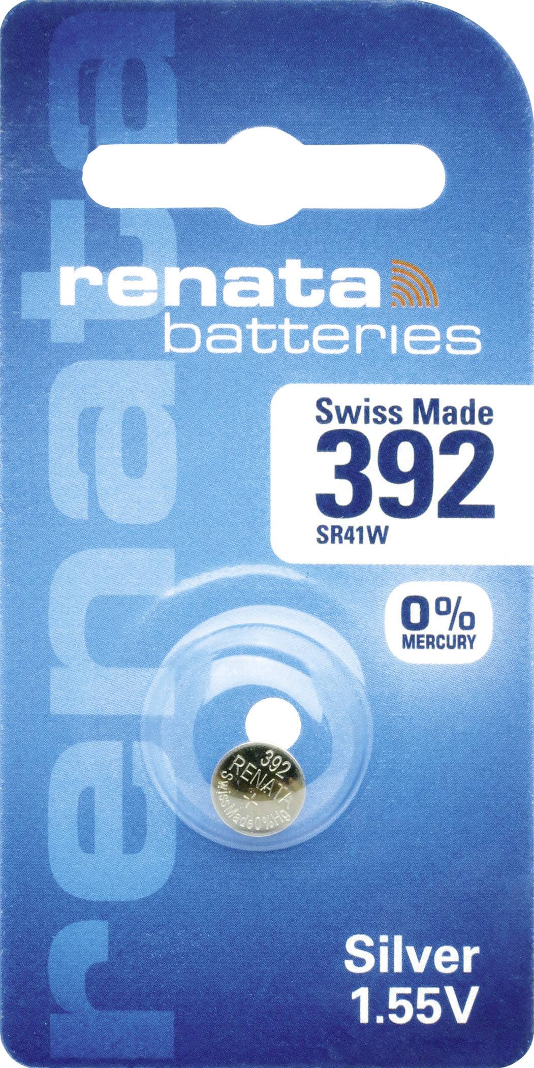 Renata Knopfzelle 392 1.55V 1 St. 45 mAh Silberoxid