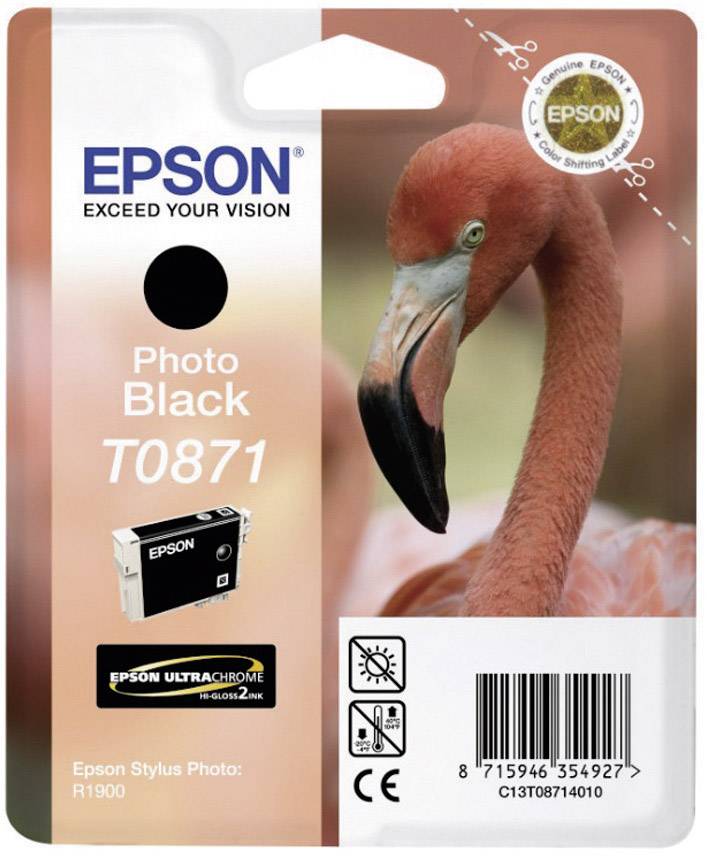Epson Druckerpatrone T0871 Original Photo Schwarz C13T08714010