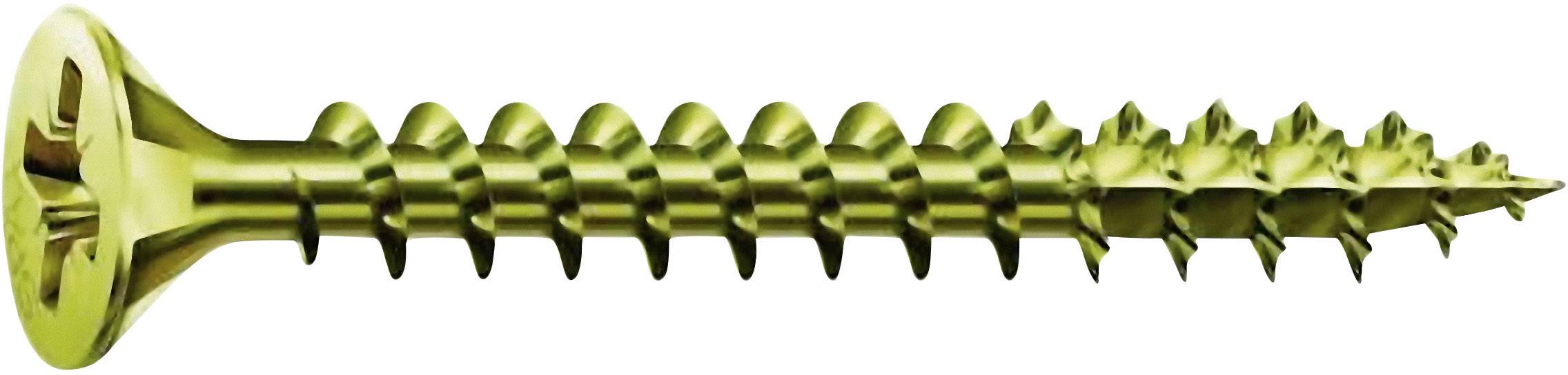 1081020500805 Holzschraube 5 mm 80 mm Kreuzschlitz Pozidriv verzinkt 200 St.