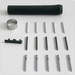 Wacom Intuos3 Pen Accessory Kit Grafiktablett-Eingabestift-Ersatzspitzen Silber, Schwarz, Grau, Weiß