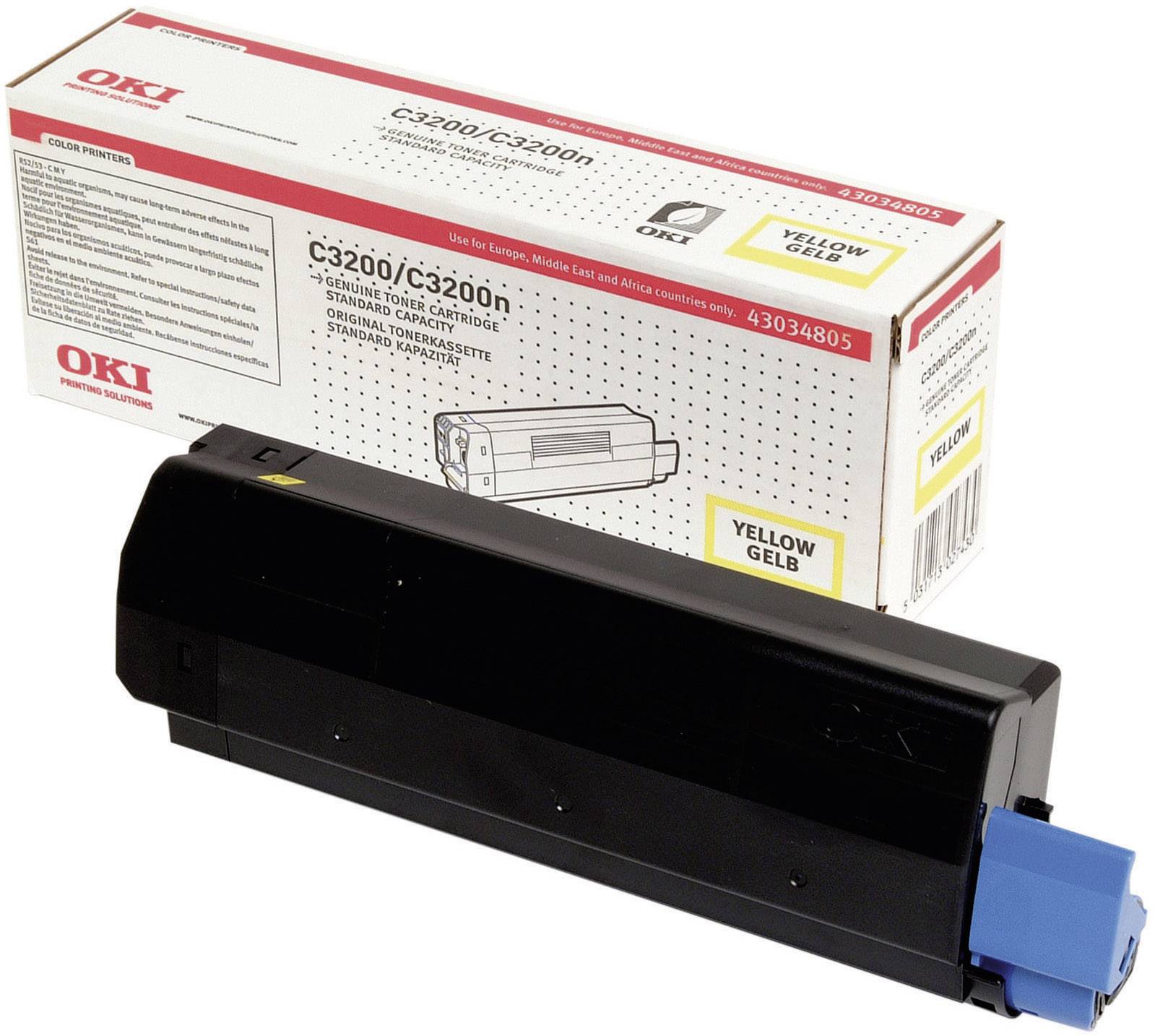 OKI Gelb - Original - Tonerpatrone - für C3200 - 3200 Design - 3200n
