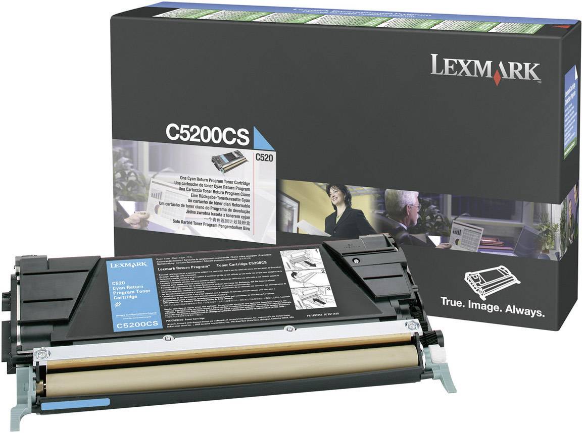 Lexmark Tonerkartusche cyan / Abverkaufsartikel 00C5200CS