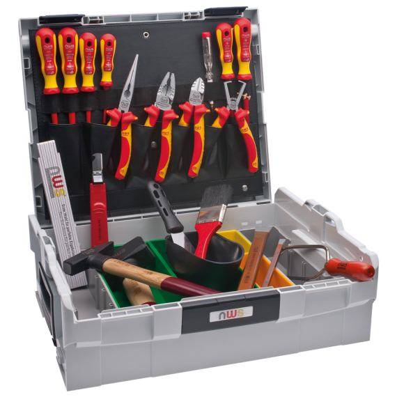 NWS Sortimo L-BOXX 327-23 Werkzeugset Elektriker im Koffer 23teilig
