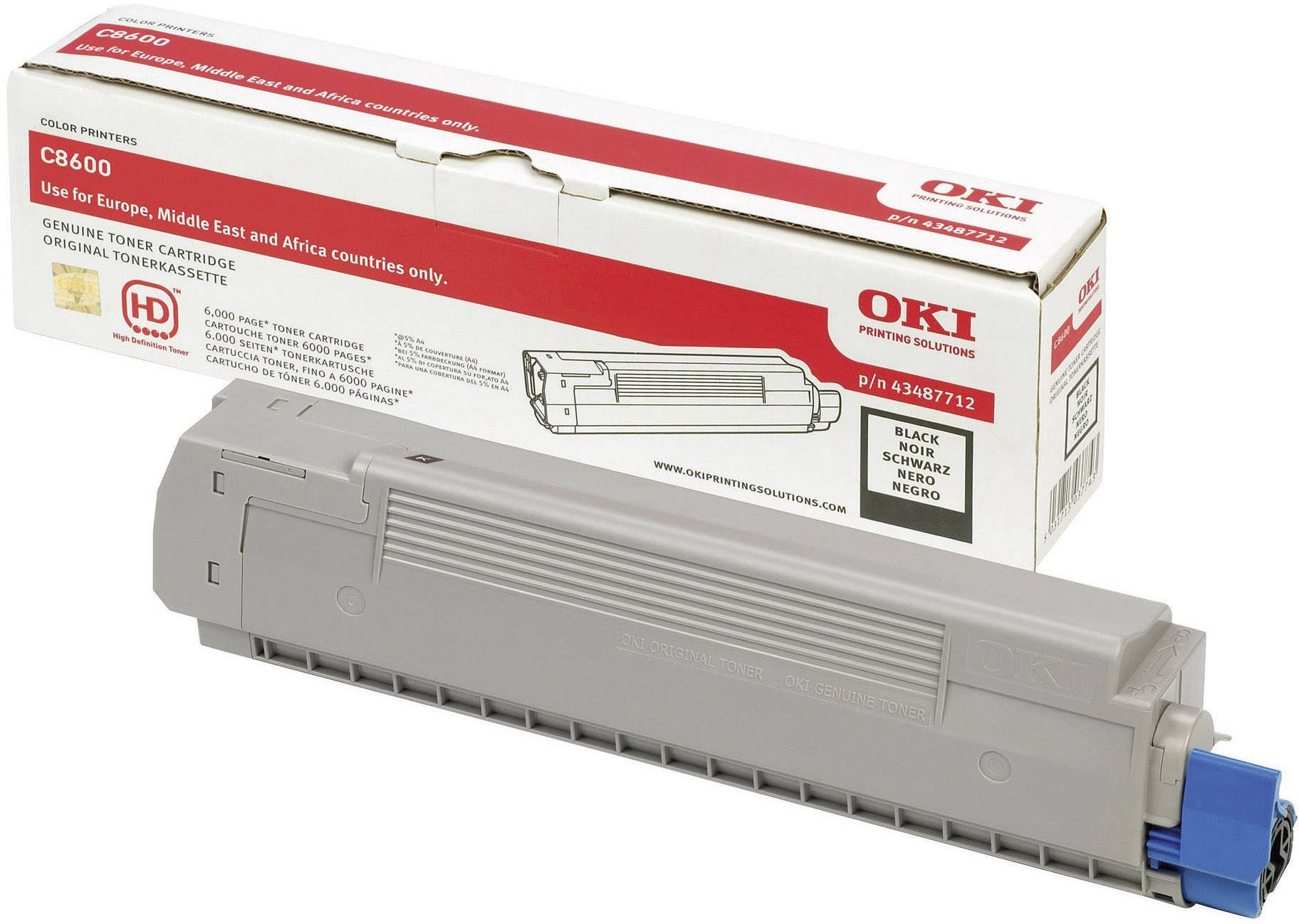 OKI - Schwarz - Original - Tonerpatrone - für C8600cdtn, 8600dn, 8600n, 8800cdtn, 8800dn, 8800n