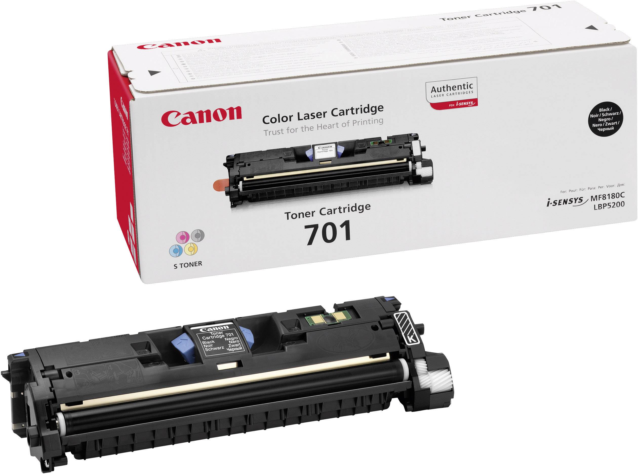 Canon Toner 701 BK Original Schwarz 5000 Seiten 9287A003