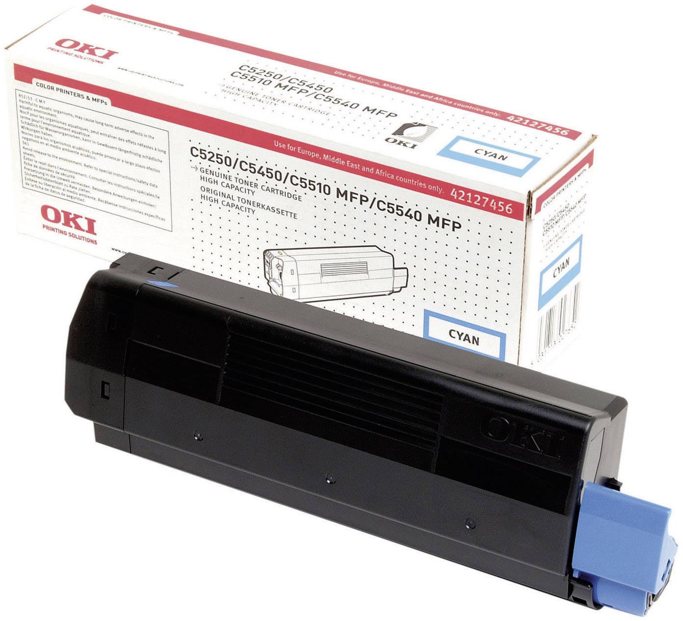 OKI Toner 42127456 Original Cyan 5000 Seiten 42127456