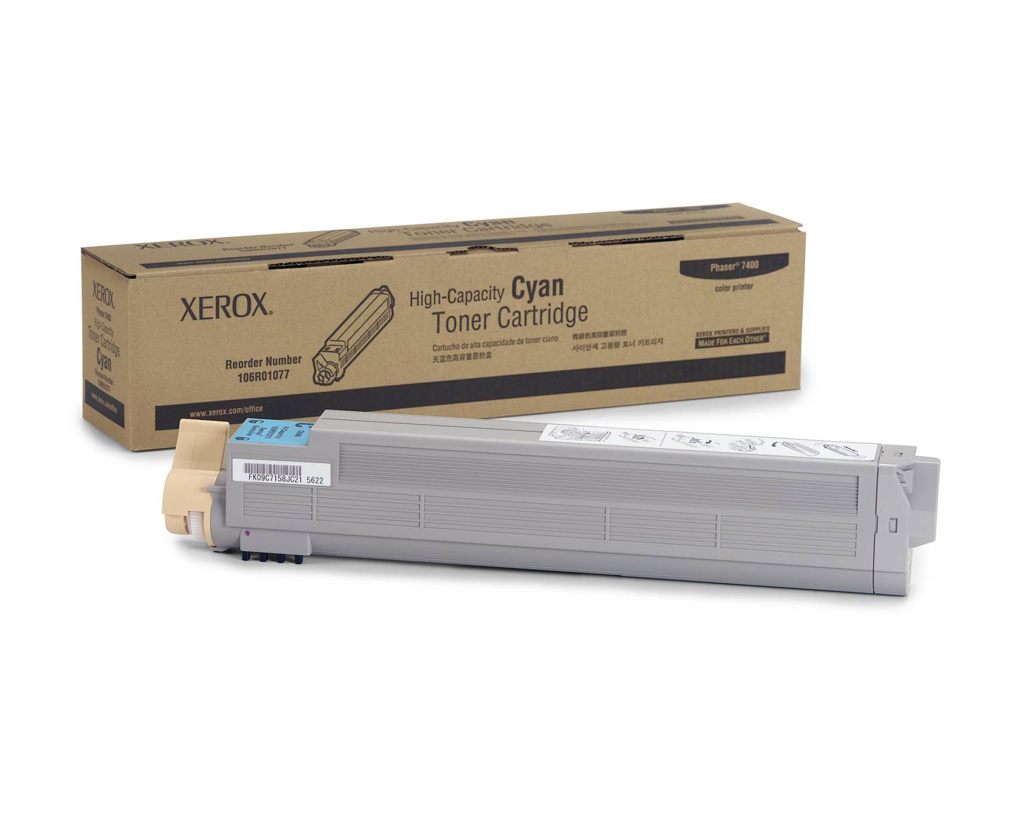 Xerox Toner 106R01077 Original Cyan 18000 Seiten 106R01077