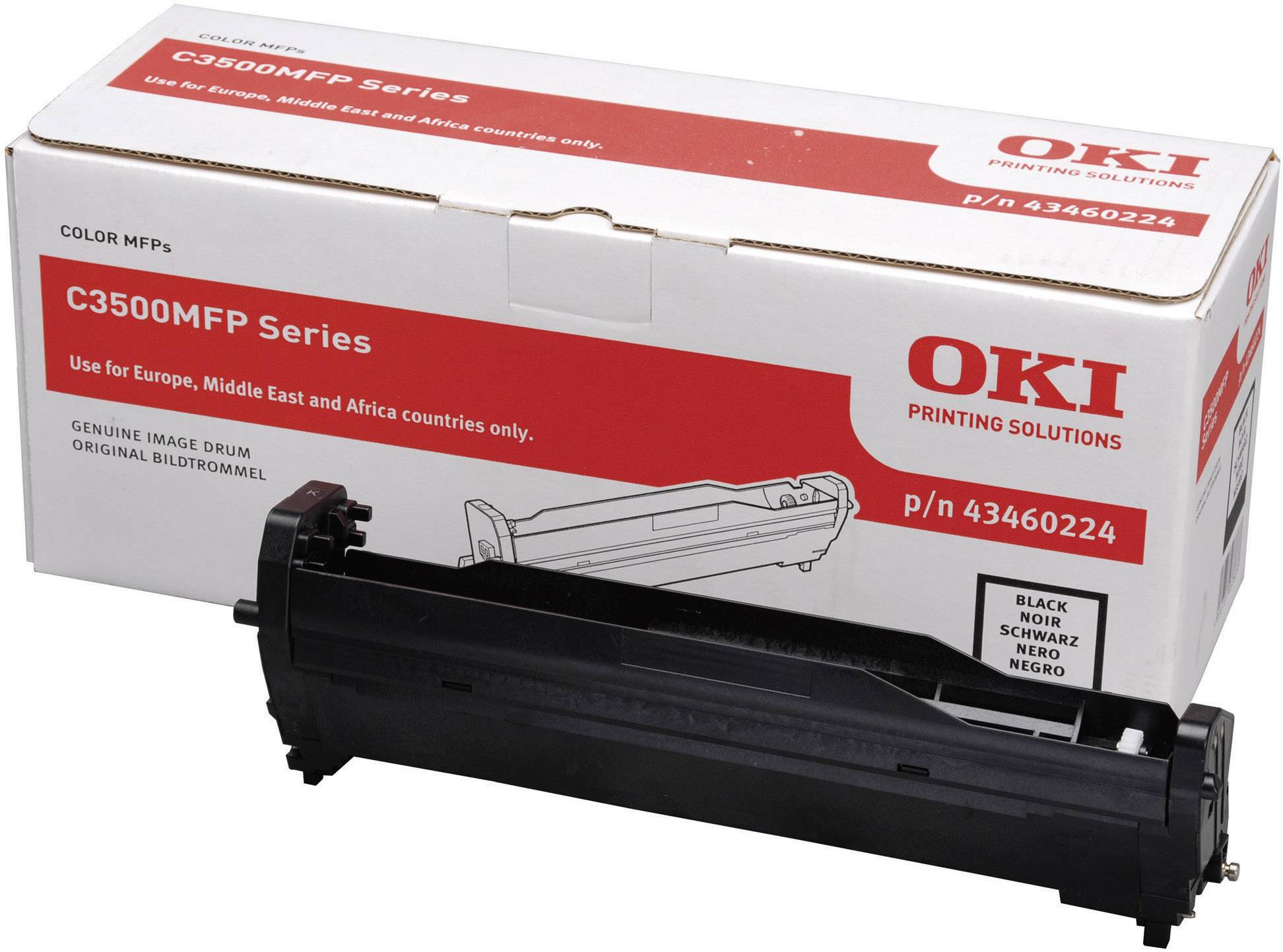 OKI Trommeleinheit Drum Unit C3520 C3530 MC350 MC360 43460224 Original Schwarz 15000 Seiten