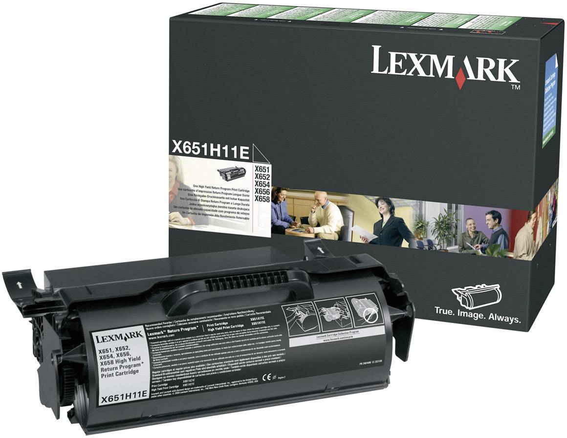 Lexmark Toner X651H11E Original Schwarz 25000 Seiten X651H11E