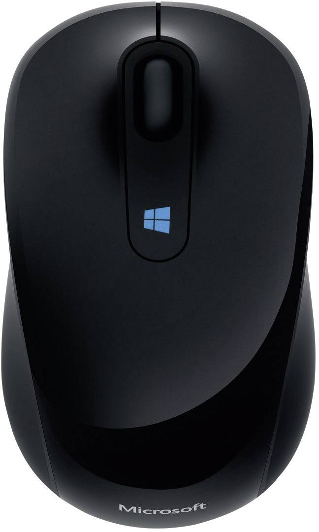 Microsoft Sculpt Mobile Mouse Maus Funk Optisch Schwarz 3 Tasten 2400 dpi