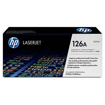 HP Trommel 126A Original Schwarz, Cyan, Magenta, Gelb 7000 Seiten CE314A