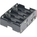 Goobay 12460 Batteriehalter 10x Mignon (AA) Druckknopfanschluss (L x B x H) 77 x 60 x 32 mm