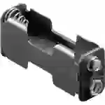 Goobay 12461 Batteriehalter 2x Mignon (AA) Druckknopfanschluss (L x B x H) 60 x 26 x 16.5mm Goobay 12461 Batteriehalter 2x Mignon (AA) Druckknopfanschluss (L x B x H) 60 x 26 x 16.5mm