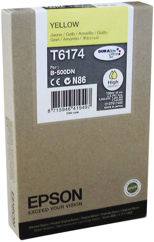Epson T6174 - 100 ml - mit hoher Kapazität - Gelb - original - Tintenpatrone - f