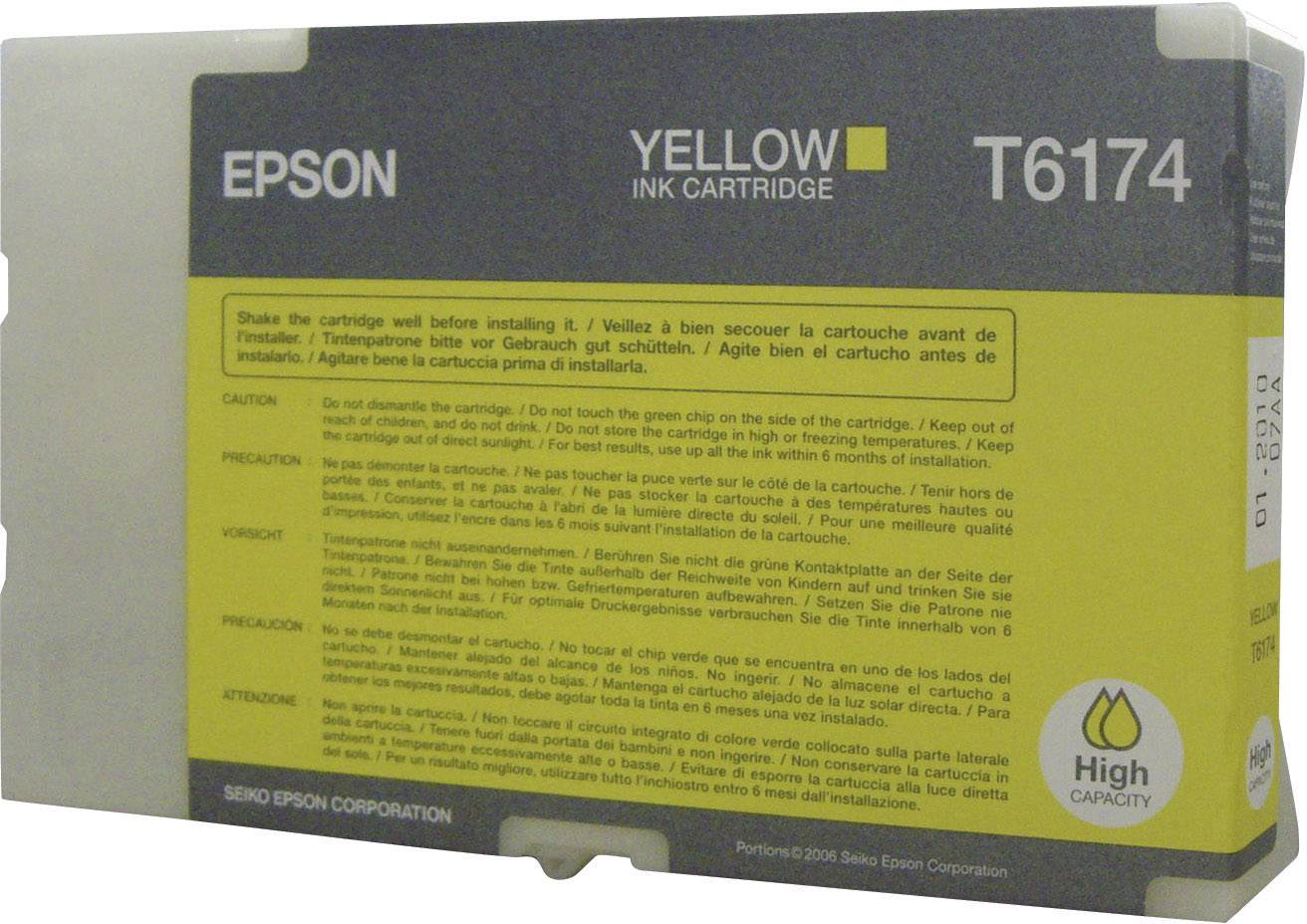 Epson T6174 - 100 ml - mit hoher Kapazität - Gelb - original - Tintenpatrone - f