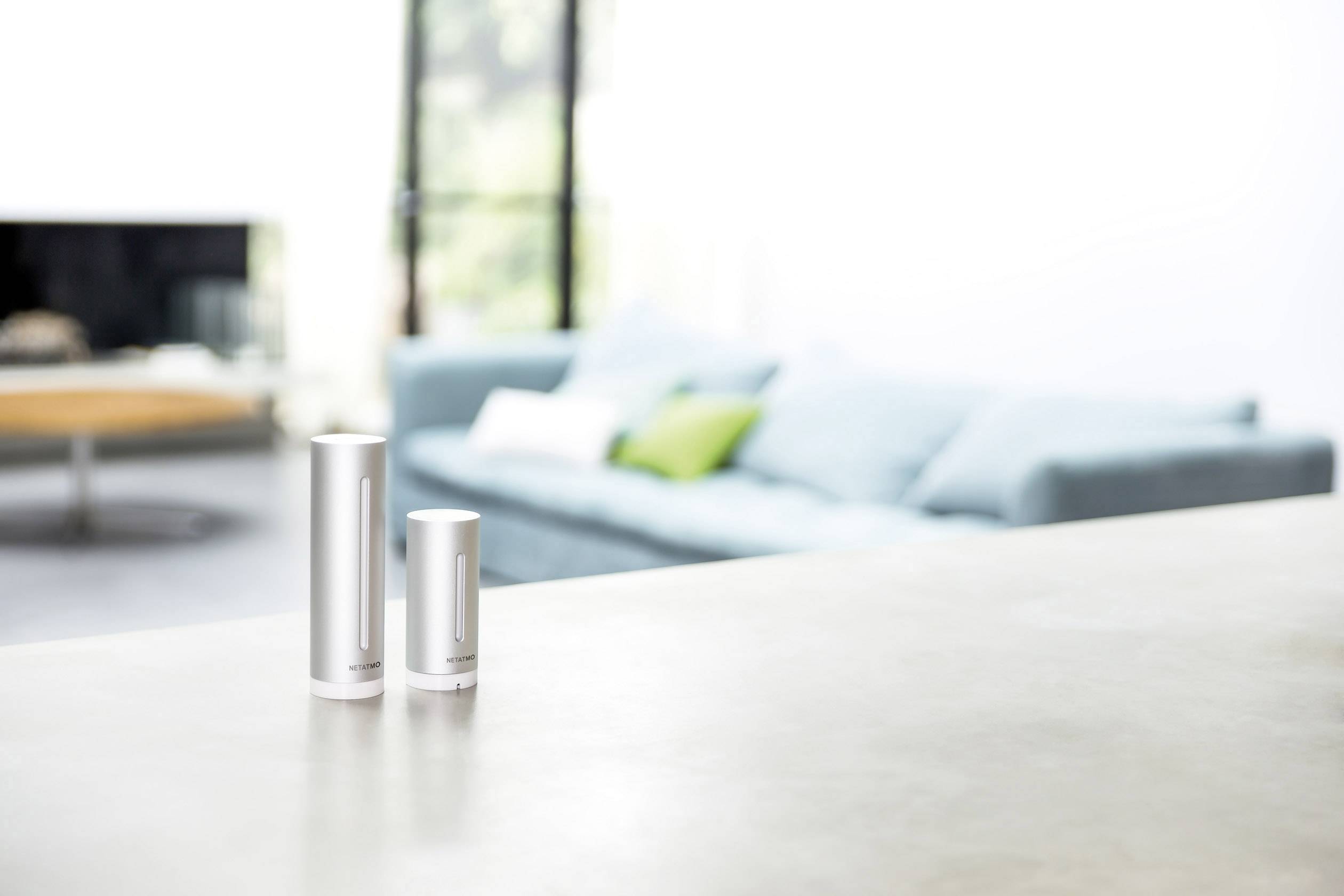 Netatmo Urban NWS01 Funk-Wetterstation Vorhersage für 12 bis 24 Stunden Anzahl Sensoren max. 3