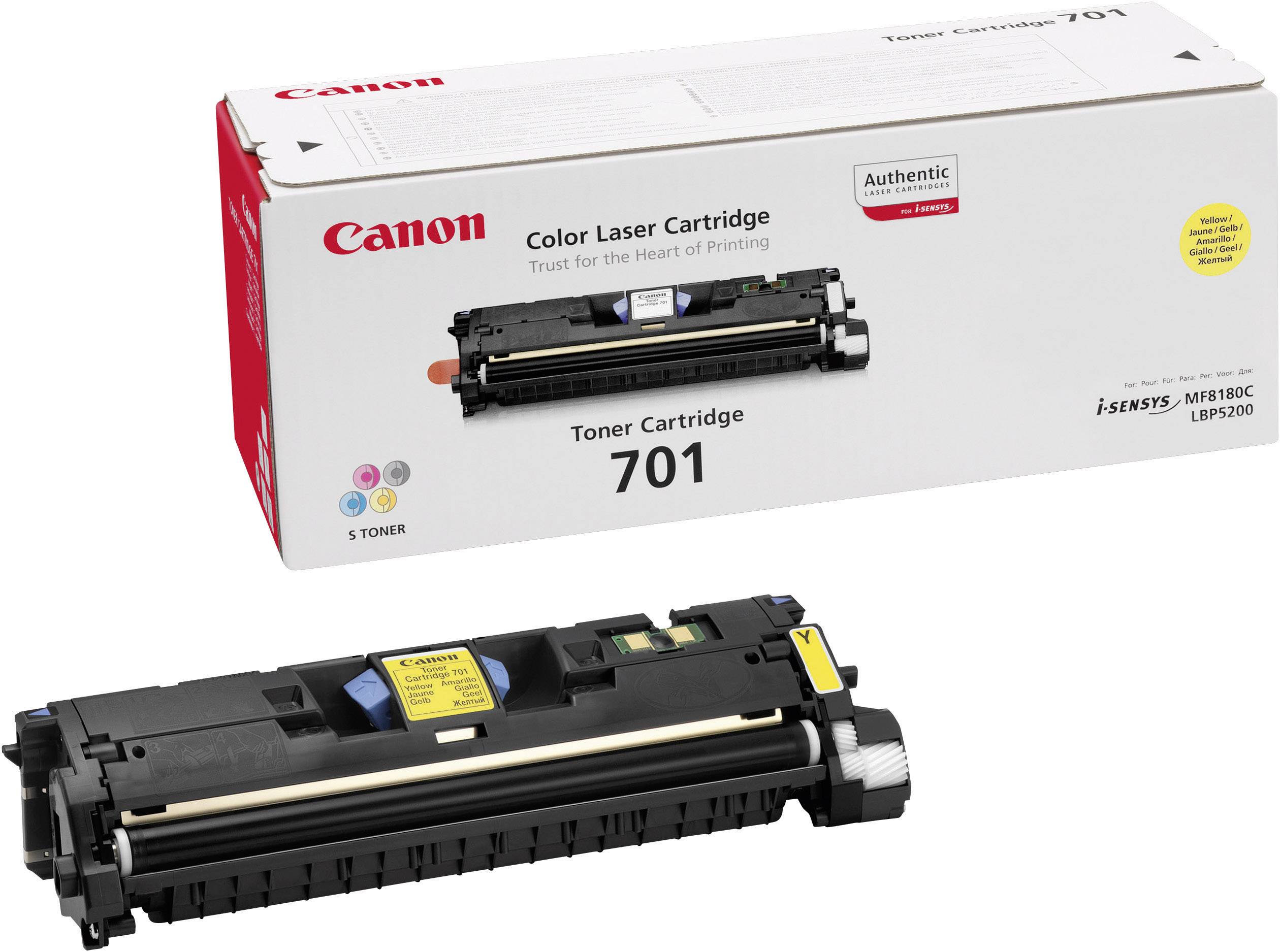 Canon 701 - Gelb - Original - Tonerpatrone - für ImageCLASS MF8180c, Laser Shot LBP-5200, LaserBase MF8180C