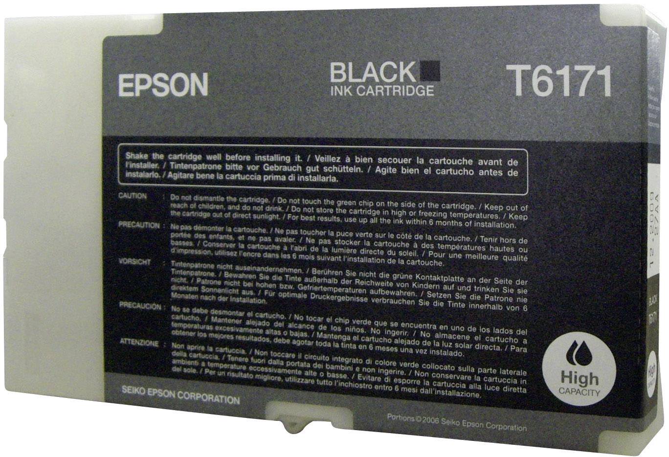 Epson Druckerpatrone T6171 Original Schwarz C13T617100