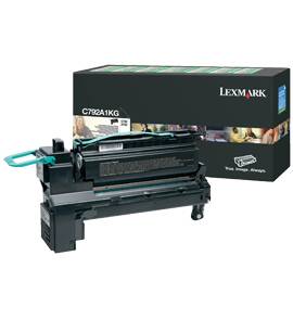 Lexmark Toner C792A1KG Original Schwarz 6000 Seiten C792A1KG