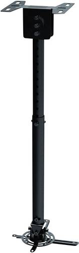 NewStar BEAMER-C100 Beamer-Deckenhalterung Neigbar, Drehbar Boden-/Deckenabstand (max.): 83cm Schwar
