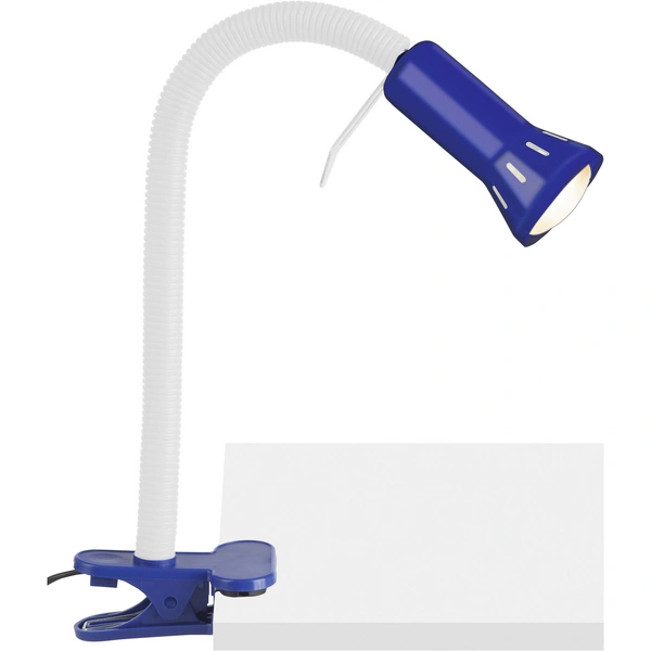 Brilliant Antony Klemmleuchte Energiesparlampe E14 40W Blau Brilliant Antony Klemmleuchte Energiesparlampe E14 40W Blau