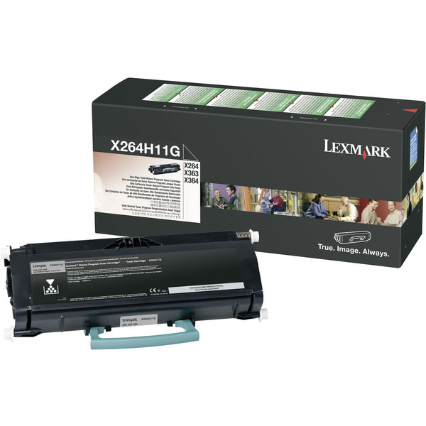 Lexmark Rückgabe Tonerkassette X264 X363 X364 Original Schwarz 9000 Seiten X264H11G