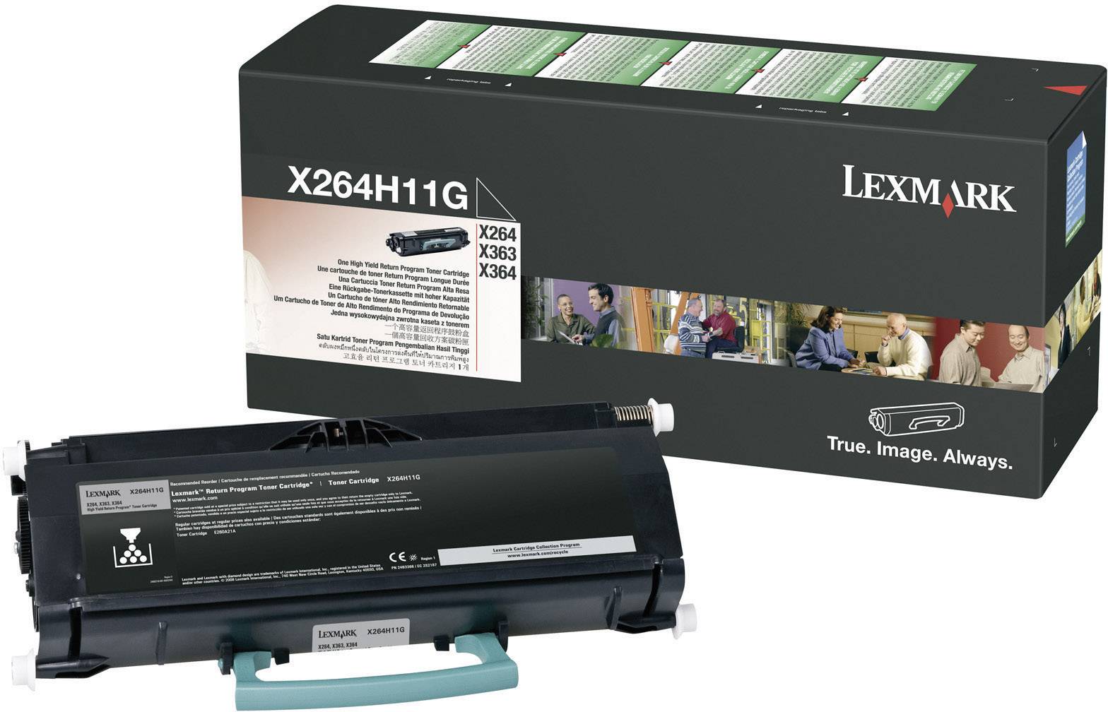 Lexmark Rückgabe Tonerkassette X264 X363 X364 Original Schwarz 9000 Seiten X264H11G