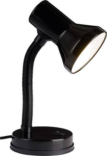 Brilliant unior Tischlampe Energiesparlampe, Glühlampe E27 40 W Schwarz