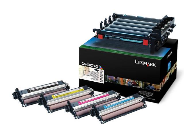 Lexmark Trommel C540X74 Original Schwarz, Cyan, Magenta, Gelb 30000 Seiten C540X74G