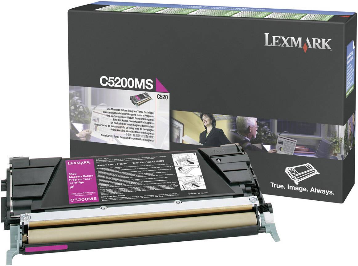 Lexmark Toner C5200MS Original Magenta 1500 Seiten C5200MS