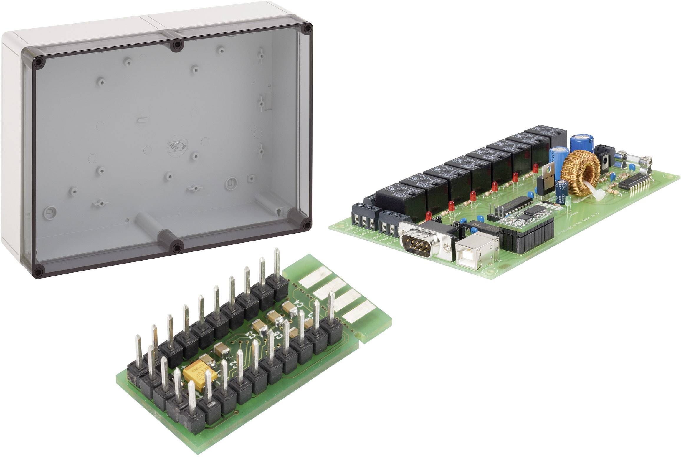 616733 Relaiskarte, Adapter und Gehäuse Baustein 24 V/DC