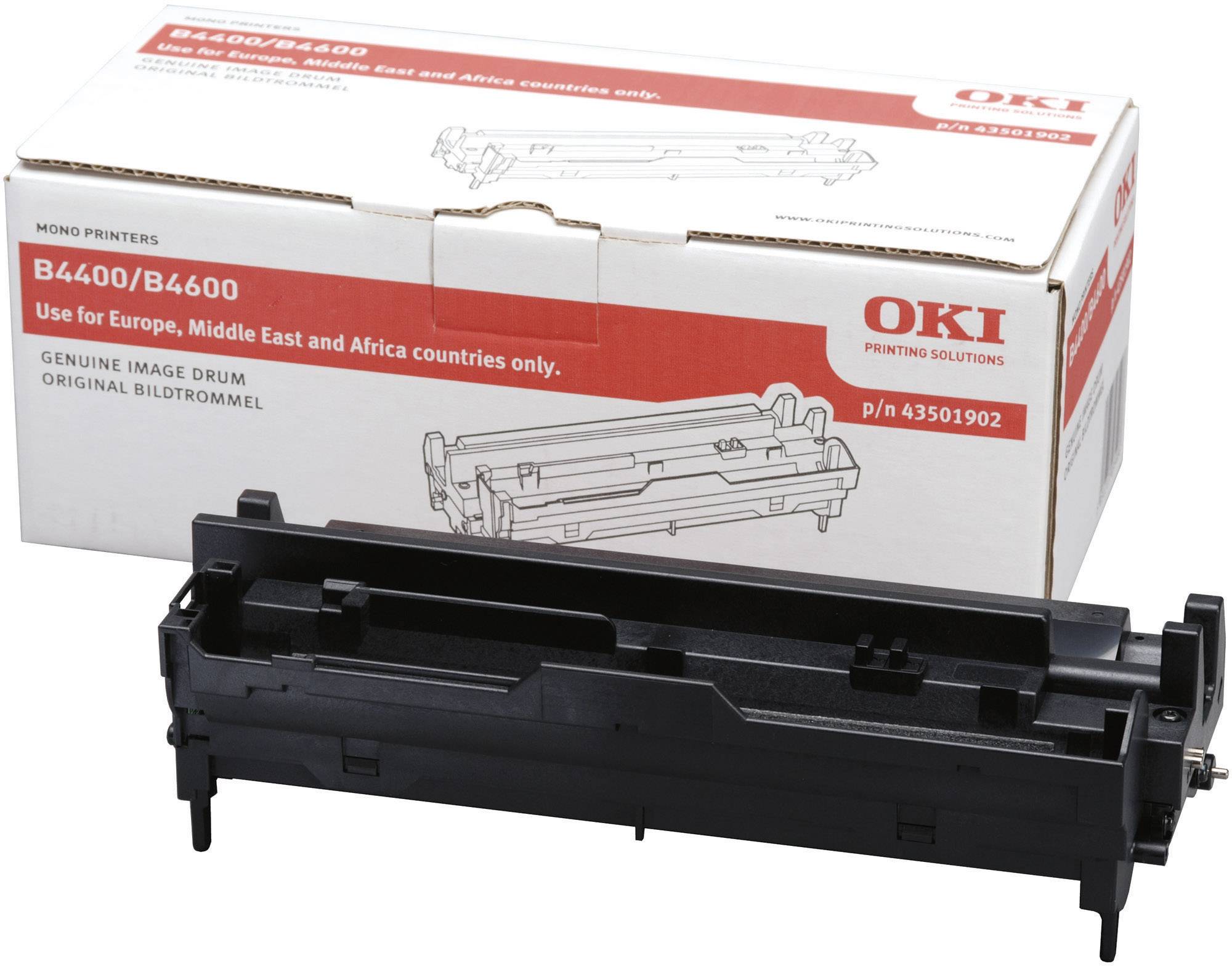 OKI Trommeleinheit Drum Unit B4400 B4600 43501902 Original Schwarz 25000 Seiten