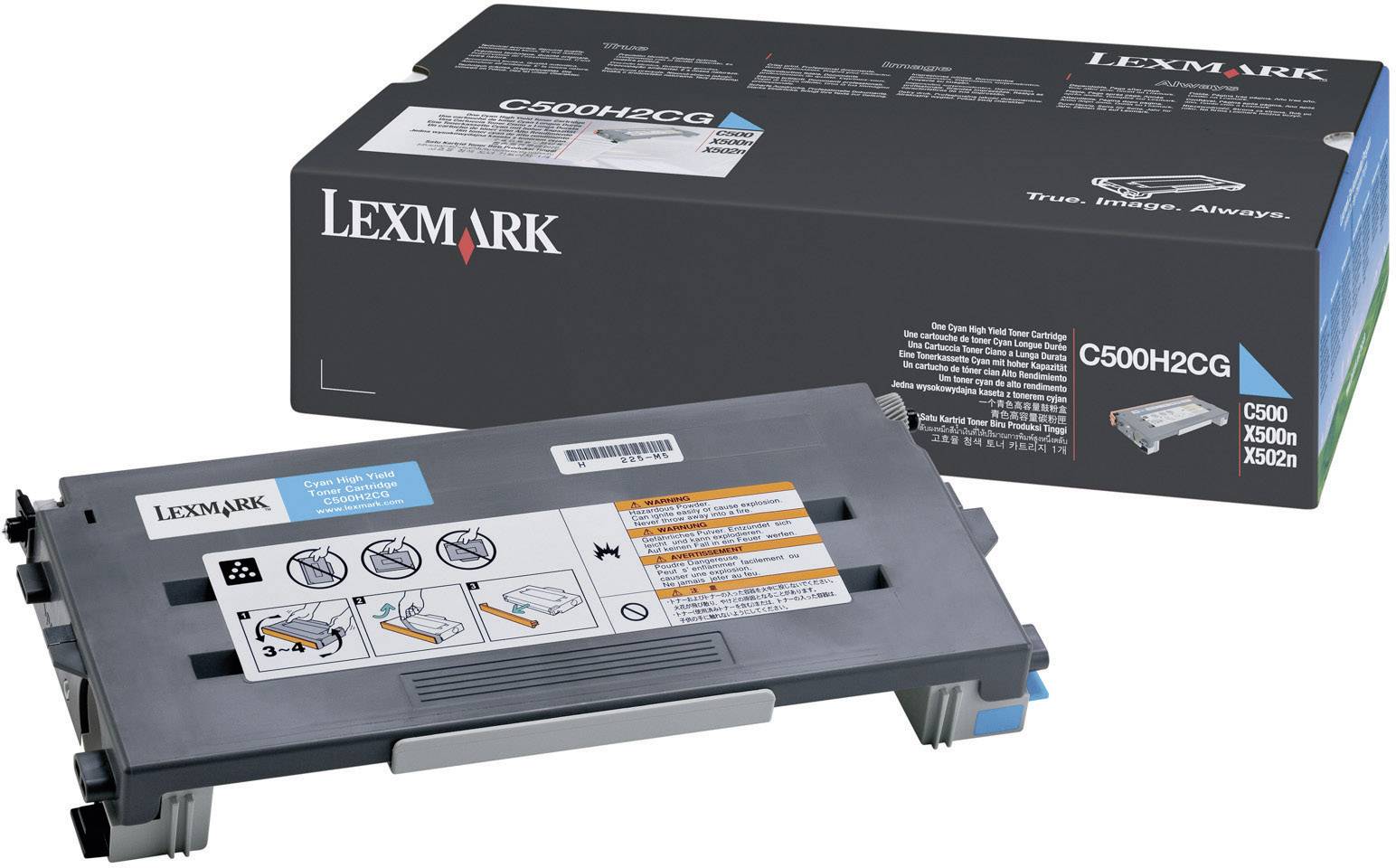 Lexmark - Hohe Ergiebigkeit - Cyan - Original - Tonerpatrone LCCP - für Lexmark C500n, X500n, X502n