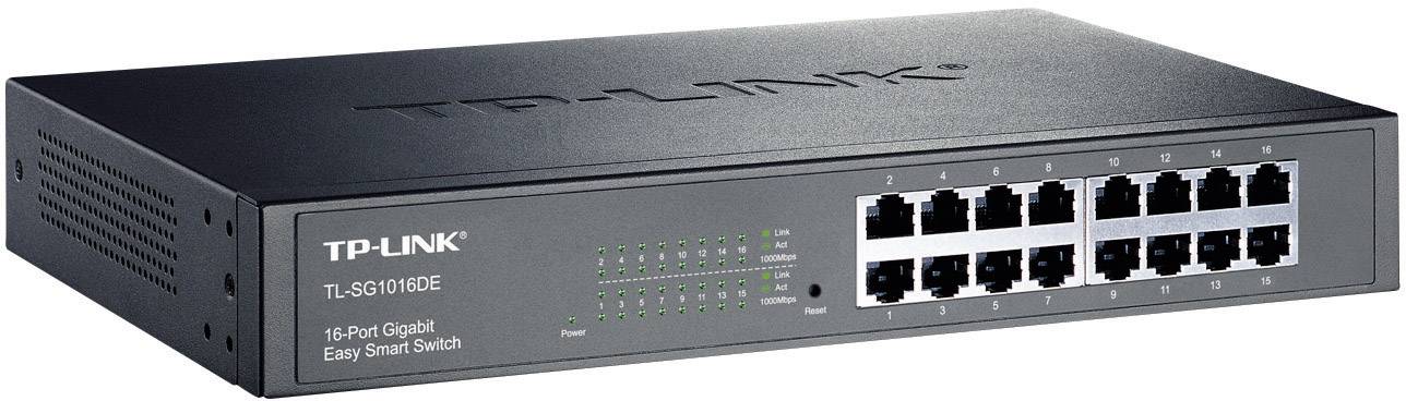 TP-LINK TL-SG1016DE Netzwerk Switch 16 Port 1 GBit/s