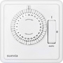 Suevia SU280447 Unterputz-Zeitschaltuhr analog Tagesprogramm 1200W IP20 EIN/AUTO/AUS-Programm