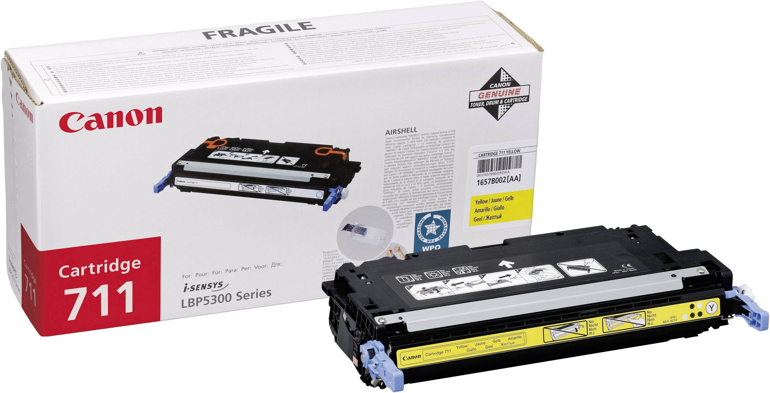 Canon Toner 711 Y Original Gelb 6000 Seiten 1657B002