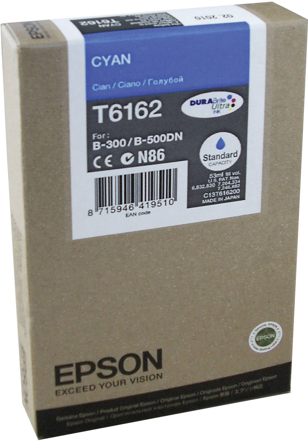 Epson Druckerpatrone T6162 Original Cyan C13T616200
