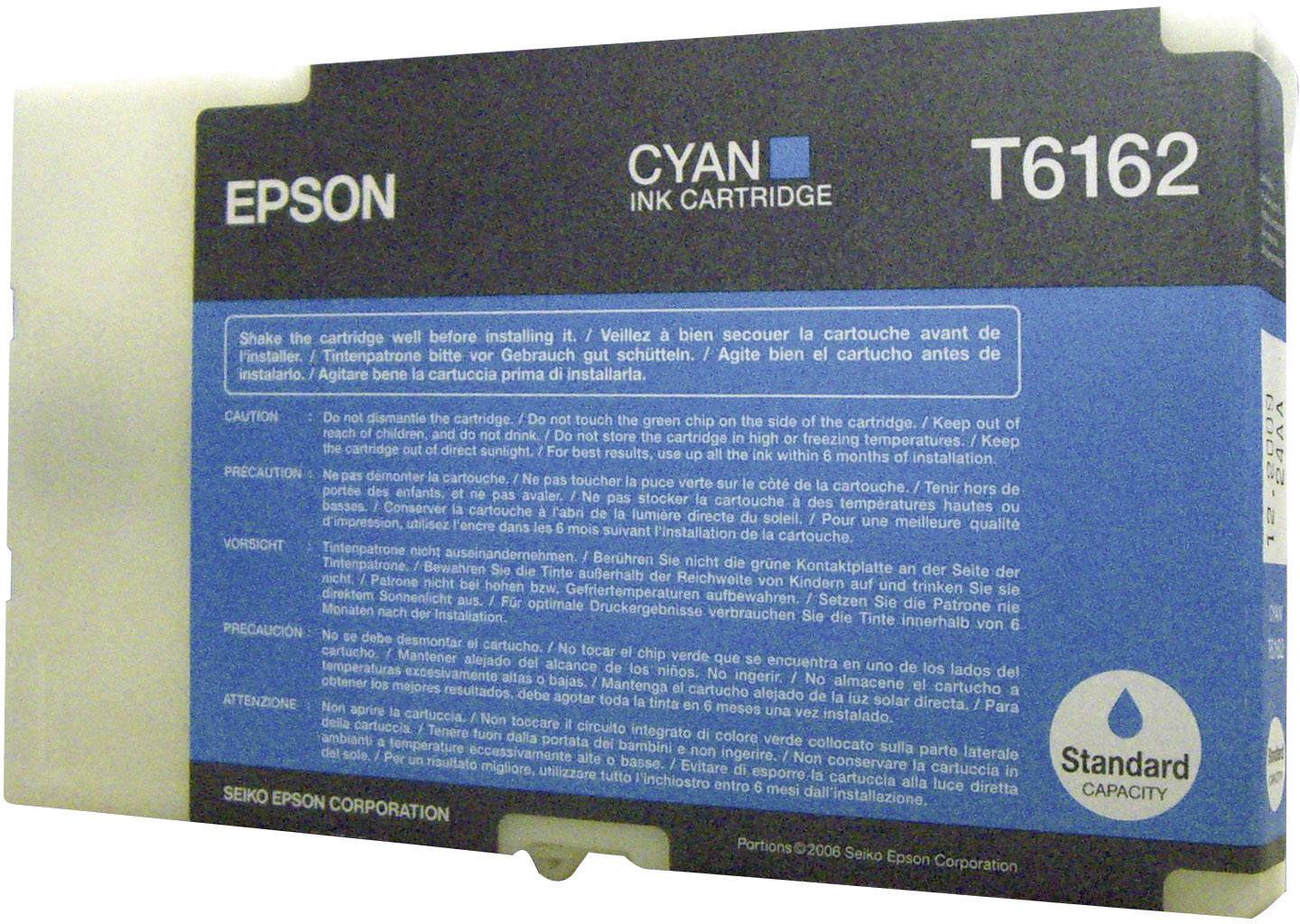 Epson T6162 - 53 ml - Cyan - original - Tintenpatrone - für B 300 - 310N - 500DN