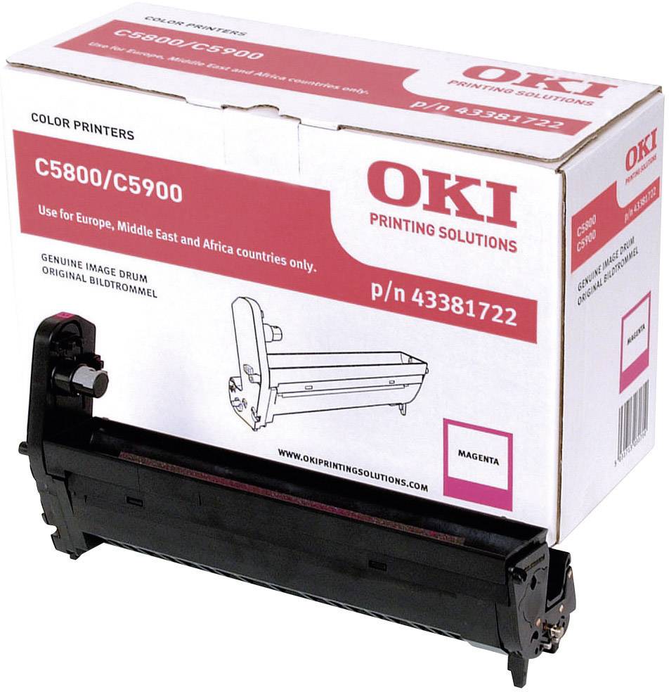 OKI Trommeleinheit Drum Unit C5550 C5800 C5900 43381722 Original Magenta 20000 Seiten