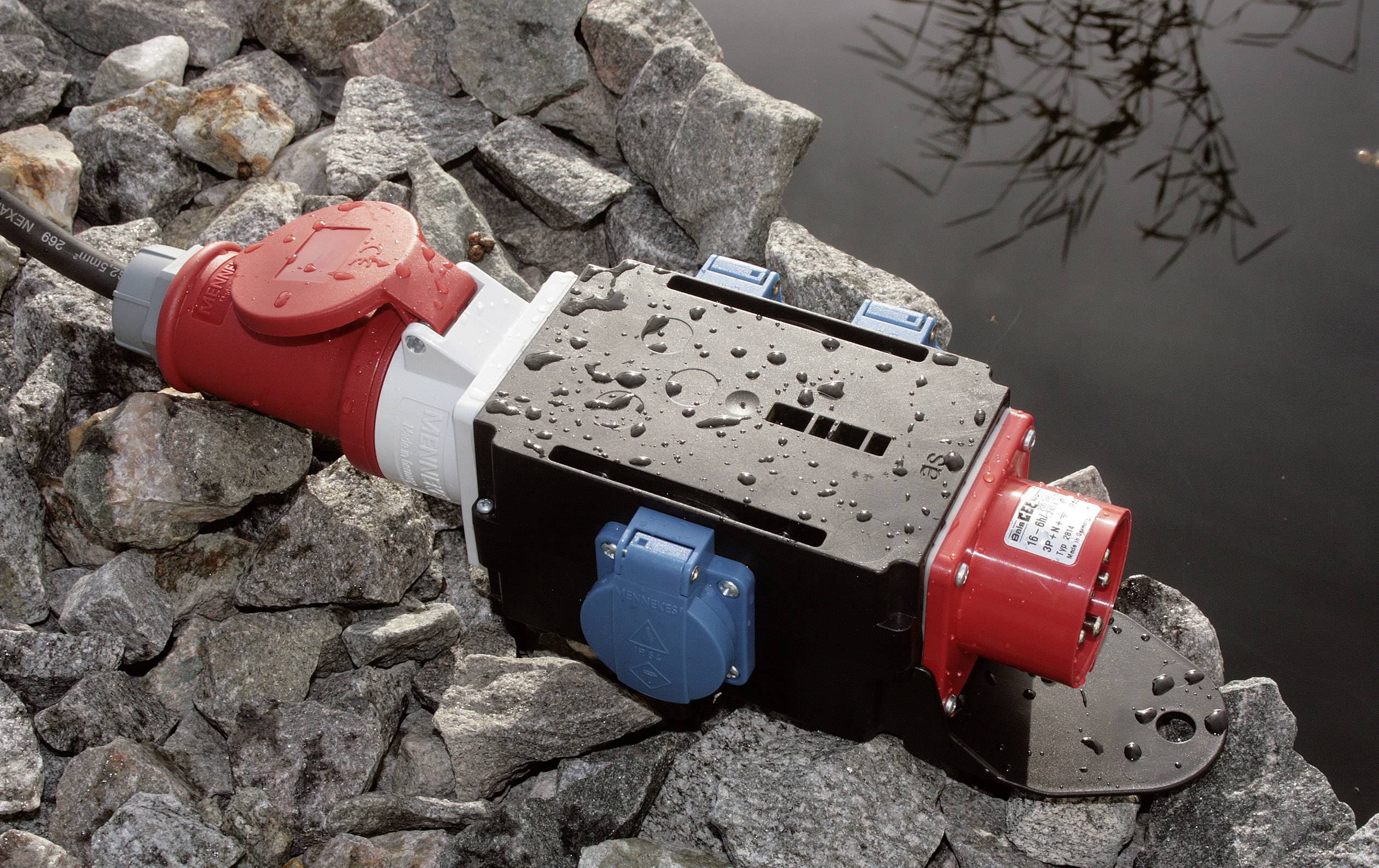 AS Schwabe CEE Stromverteiler MIXO Adapter BRIGACH 60520 400V 16A