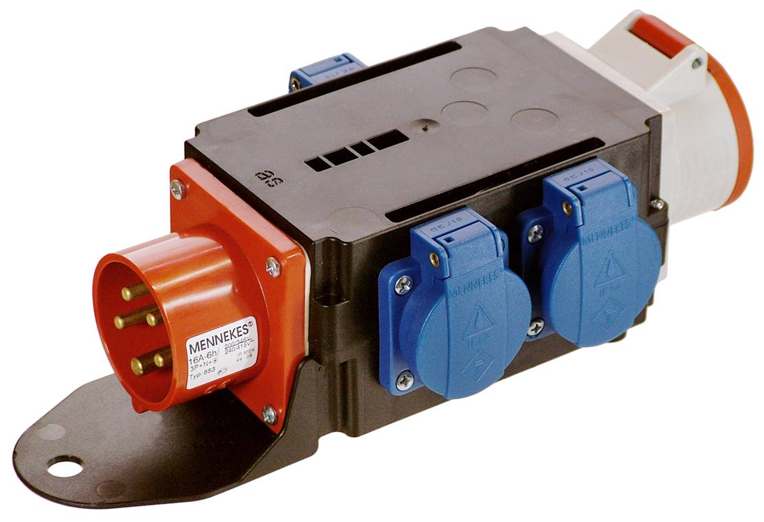 AS Schwabe CEE Stromverteiler MIXO Adapter BRIGACH 60520 400V 16A