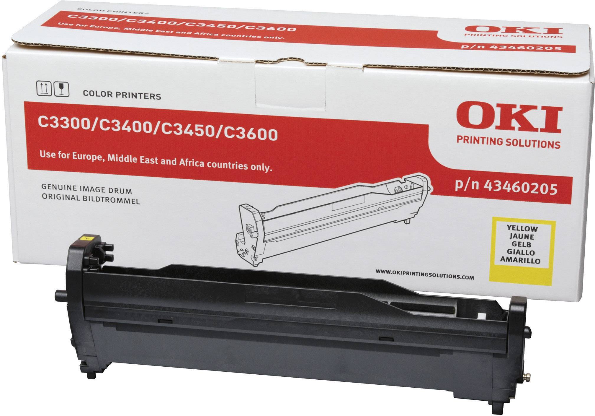 Original OKI 43460205 / TYPEC9 Trommel Gelb 15000 Seiten