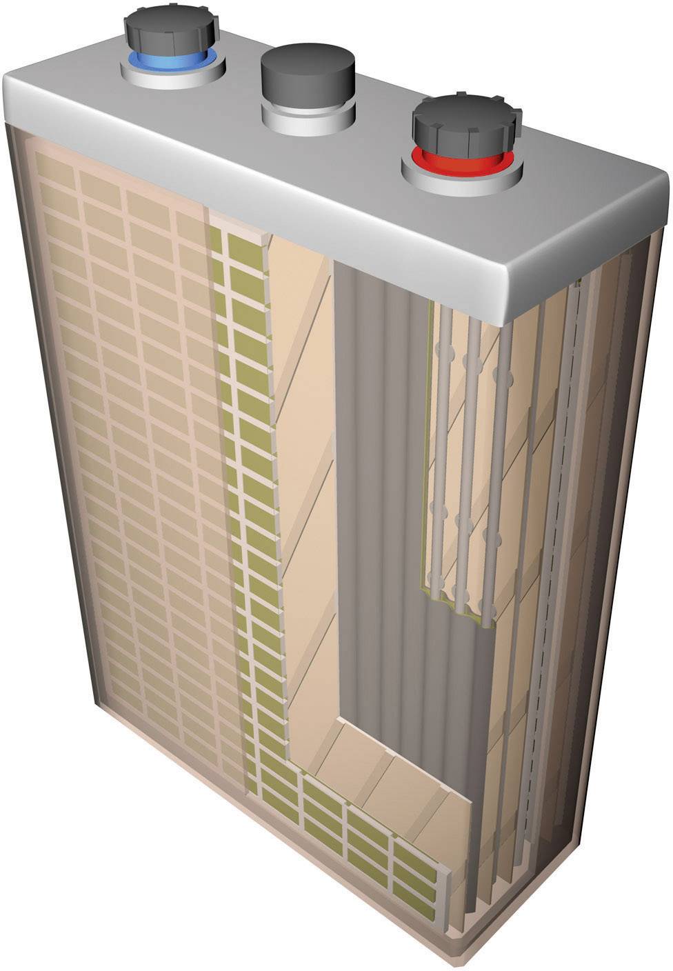 GNB Sonnenschein 12V 2 OPzV 100 NGA6120100HS0FA Bleiakku 12V 91Ah Blei-Gel (B x H x T) 273 x 358 x 204mm M8-Schraubanschluss