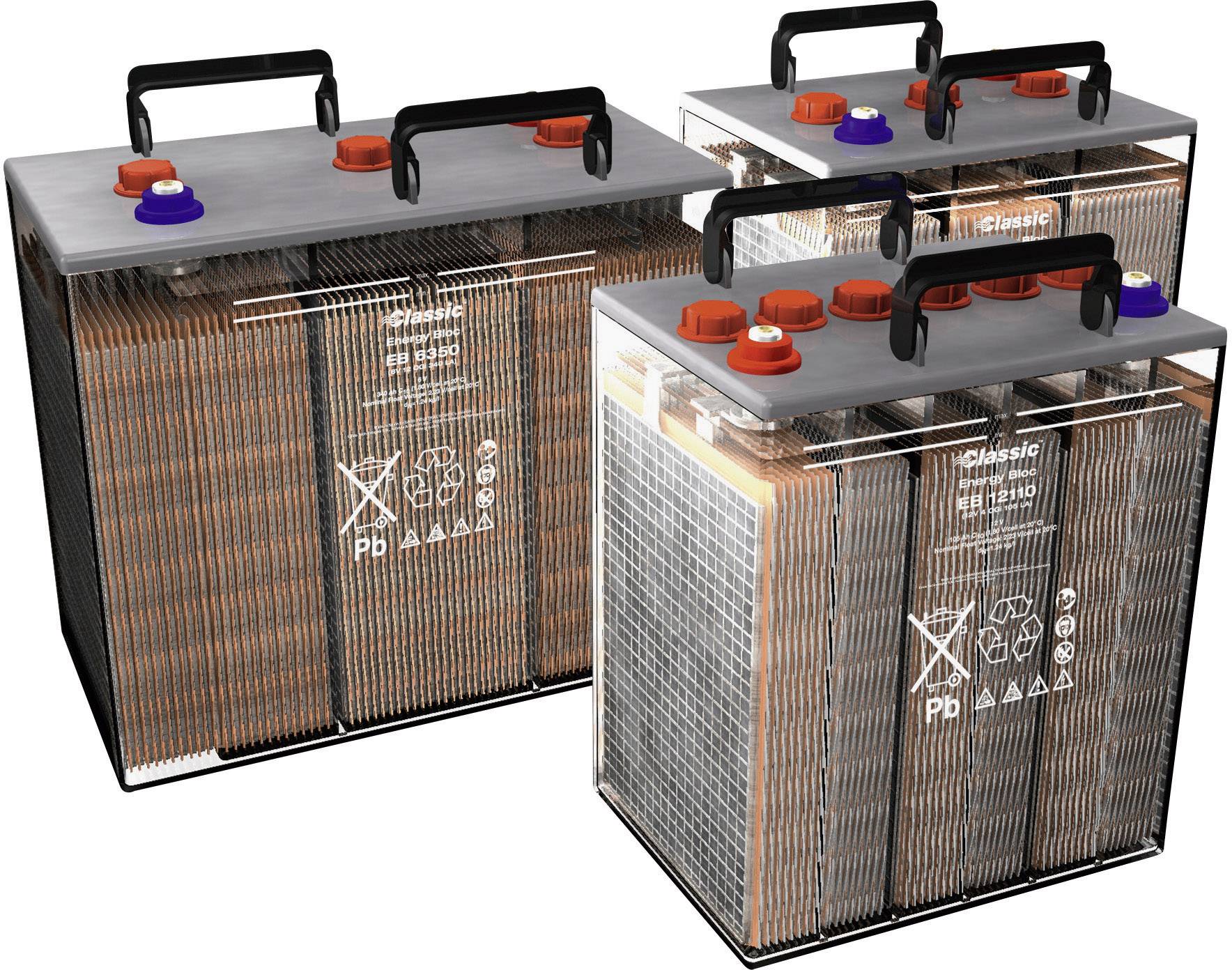 GNB Classic EB 1260 NVEB120060WC0FA Bleiakku 12V 61Ah Blei-Säure (B x H x T) 273 x 358 x 204mm M8-Schraubanschluss Wartungsarm