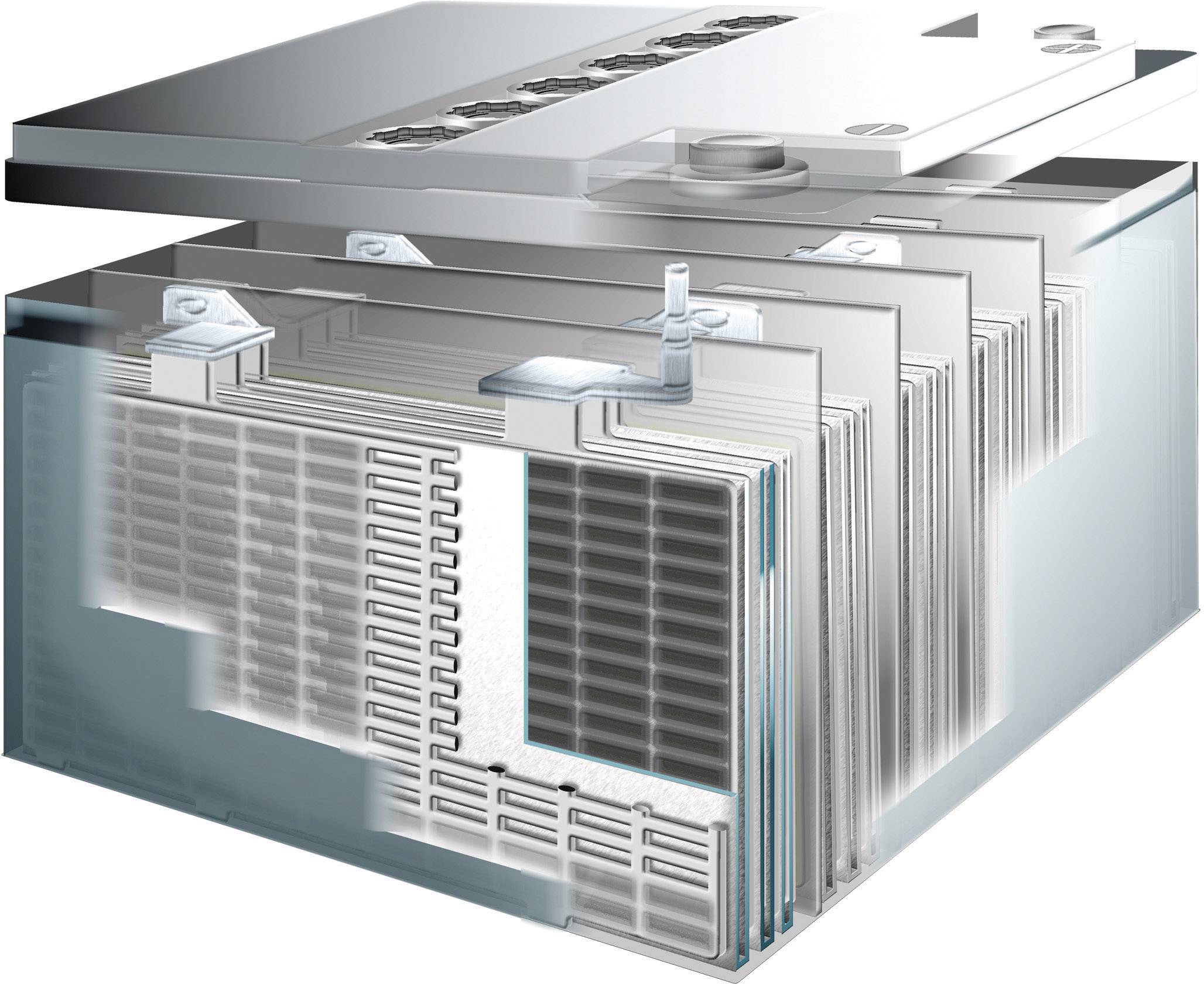 GNB Sprinter P12V875 NAPW120875HP0MC Bleiakku 12V 41Ah Blei-Vlies (AGM) (B x H x T) 200 x 176 x 169mm M6-Schraubanschluss